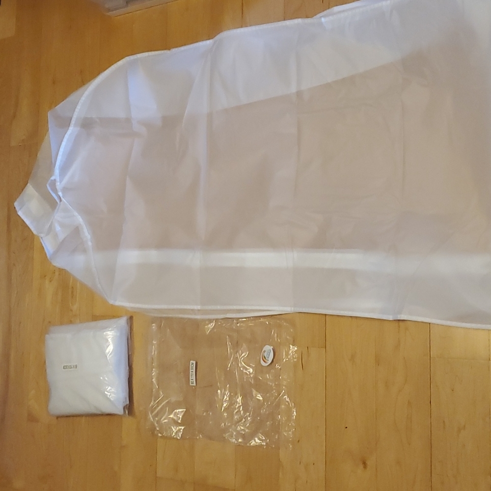 Heavy Weight Plastic Garment Storage Bags 2 Pack NWT